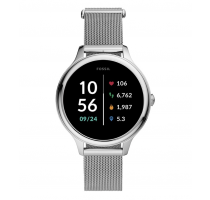 product image: Fossil Gen 5E mit Milanaiseband silber (FTW6071)